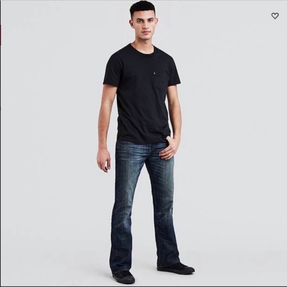 Levi’s | 527™ SLIM BOOT CUT DISTRESSED MEN'S JEANS
